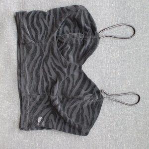 Black Zebra Tank Top